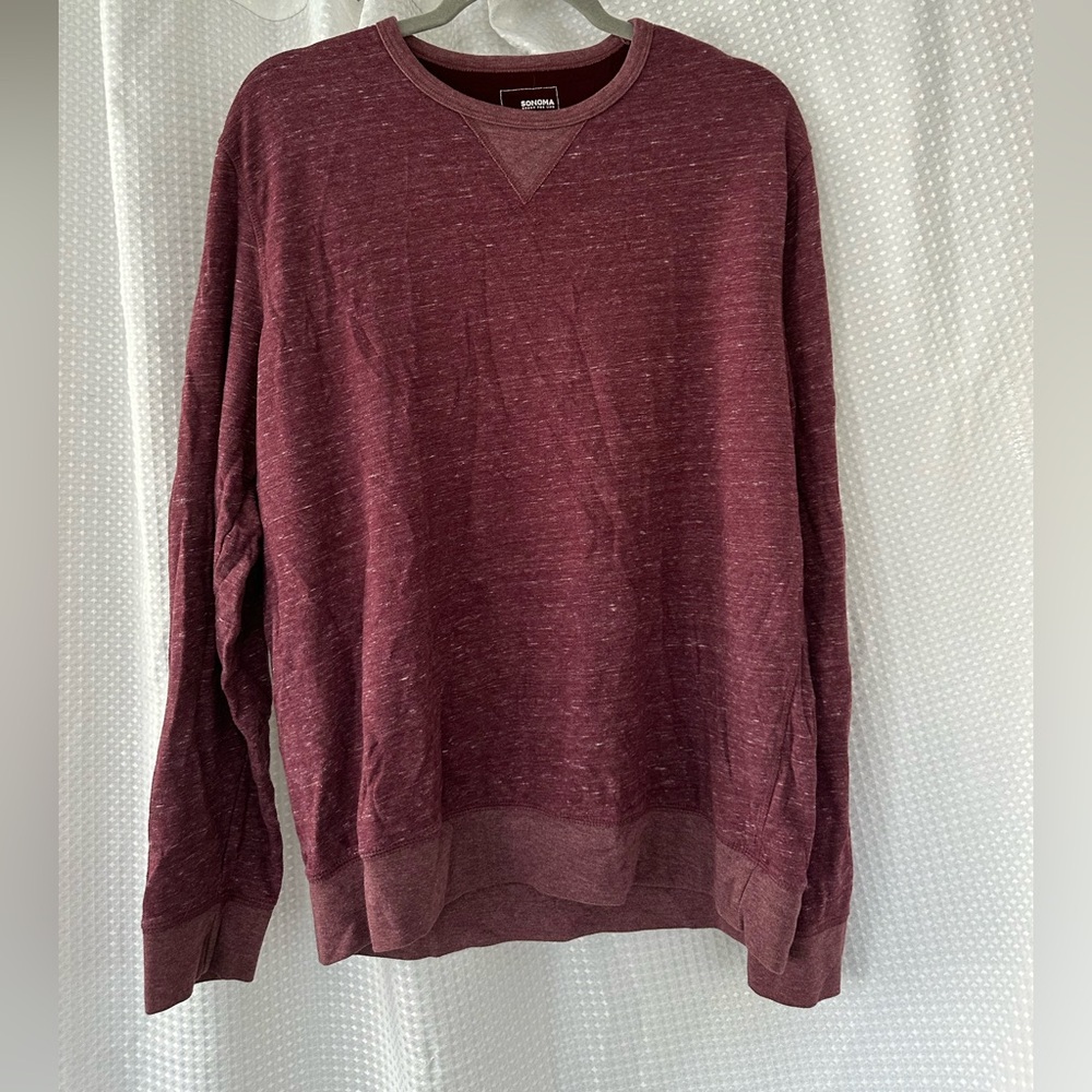 Young men’s long sleeve sweater
